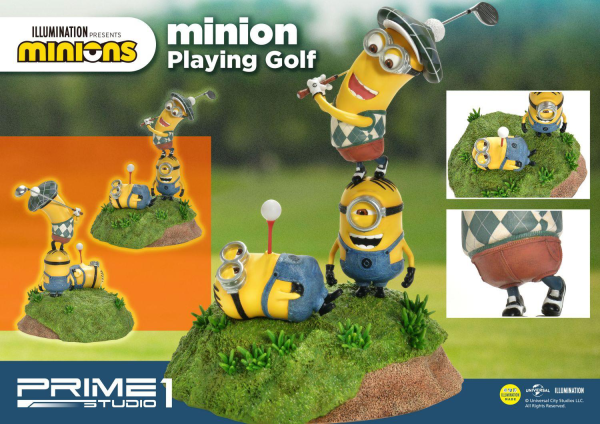 Prime 1 Studio Prime Collectible Figures Minions Playing Golf | 4582535941547