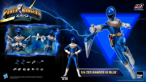 Three Zero Power Rangers Zeo - FigZero 1/6 Zeo Ranger III Blue