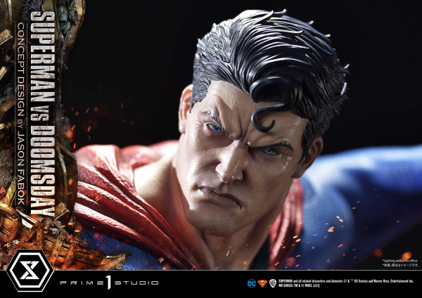 Prime 1 Studio Ultimate Museum Masterline Superman (Comics) Superman VS Doomsday (Concept By Jason Fabok) Deluxe Version(4580708034164)(4580708034164)