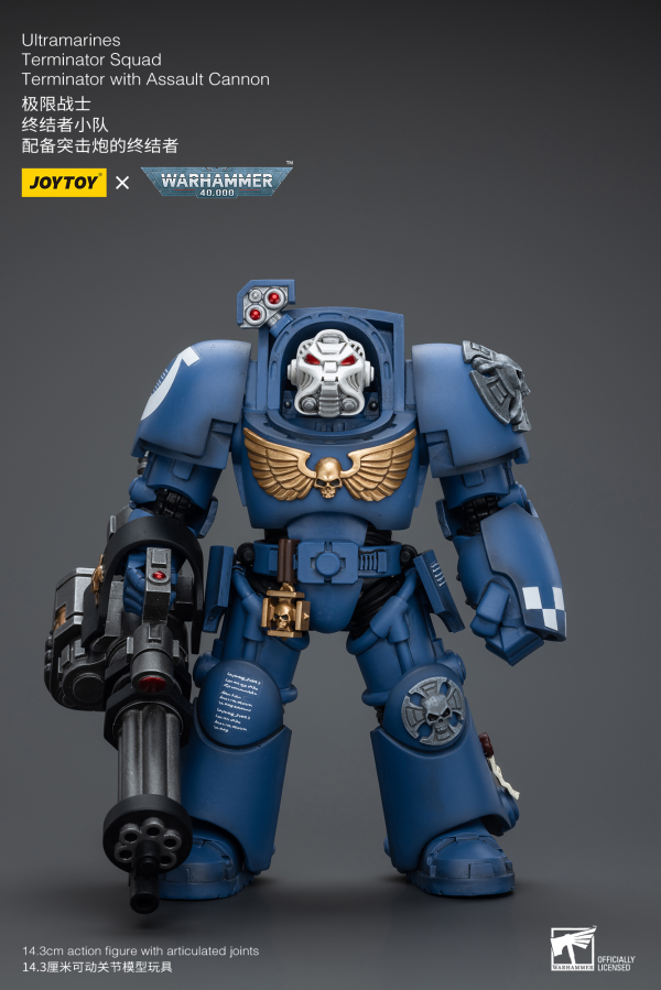 Joy Toy Ultramarines Terminator Squad Terminator with Assault Cannon