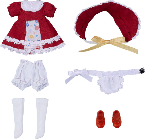 Good Smile Company Nendoroid Doll Outfit Set: Old-Fashioned Dress (Red)(4580590174375)(4580590174375)