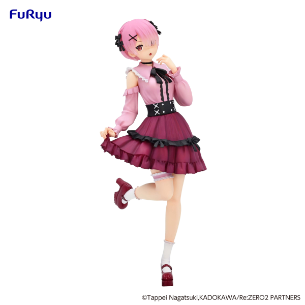 FURYU Corporation Re:ZERO -Starting Life in Another World- Trio-Try-iT Figure -Ram Girly Outfit-