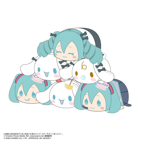 Hatsune miku×Cinnamoroll POTE KORO MASCOT 2