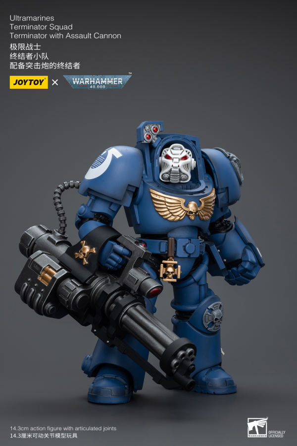 Joy Toy Ultramarines Terminator Squad Terminator with Assault Cannon