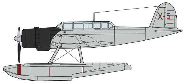 Hasegawa 1/72  Aichi E13A1 TYPE ZERO (JAKE) MODEL 11 "KIMIKAWAMARU" w/CATAPULT(4967834024557)(4967834024557)