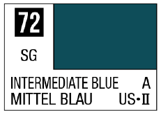 Mr Hobby Mr. Color 72 - Intermediate Blue (Semi-Gloss/Aircraft) | 4973028716696