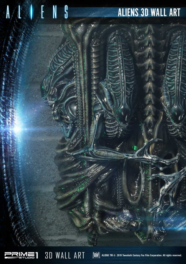 Prime 1 Studio 3D Wall Art Aliens (Film) Aliens 3D Wall Art(4562471908224)(4562471908224)