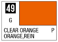 Mr Hobby Mr Color Spray - S49 Clear Orange (Gloss/Primary) | 4973028928426