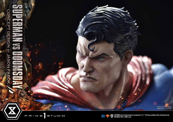 Prime 1 Studio Ultimate Museum Masterline Superman (Comics) Superman VS Doomsday (Concept By Jason Fabok) Deluxe Version(4580708034164)(4580708034164)