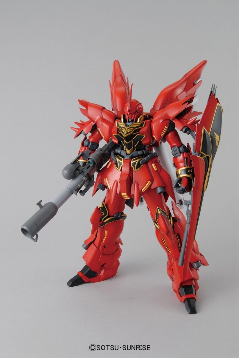 BANDAI Hobby MG 1/100 Sinanju (Anime Color Ver)