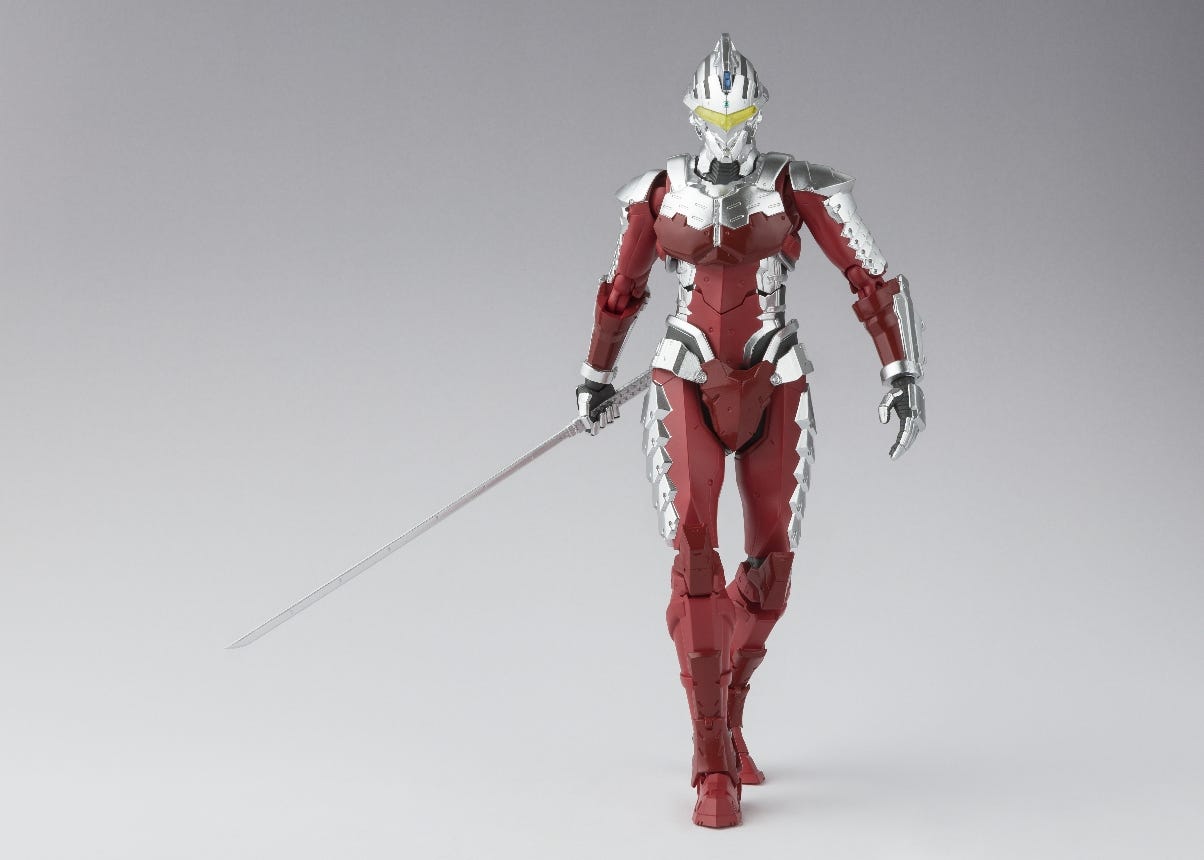 Bandai Ultraman Suit Ver 7 The Animation 'Ultraman (Netflix)' , Bandai SH Figuarts