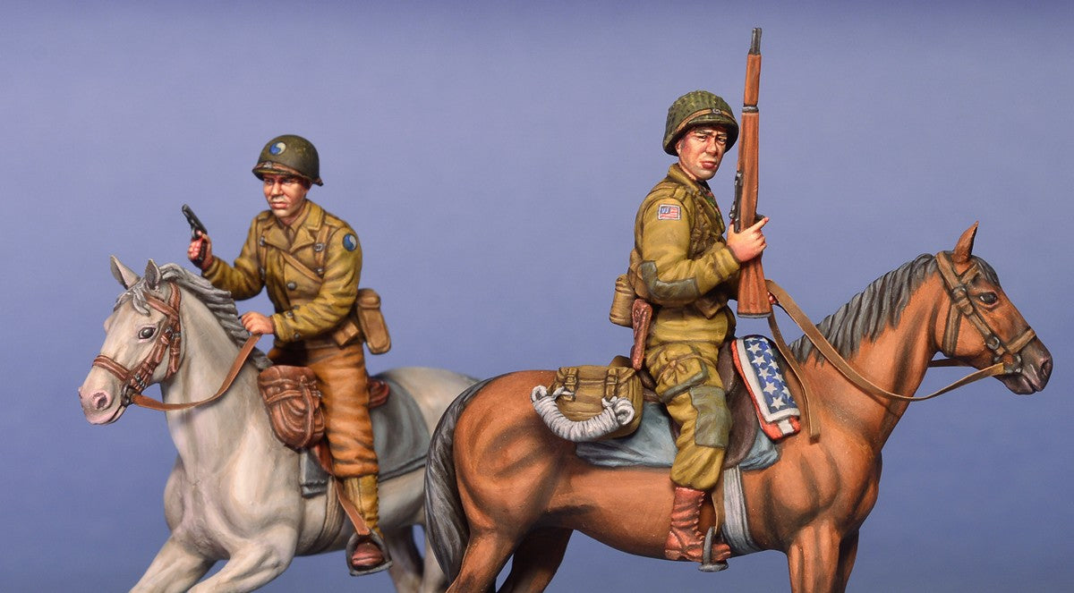 Miniart [35151] 1/35 U.S. Horsemen. Normandy 1944