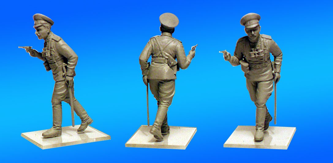 ICM 1/35 WWI Russian Infantry (4 figures)