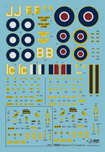 Arma Hobby 1/72 WildcatTM Mk VI Model Kit