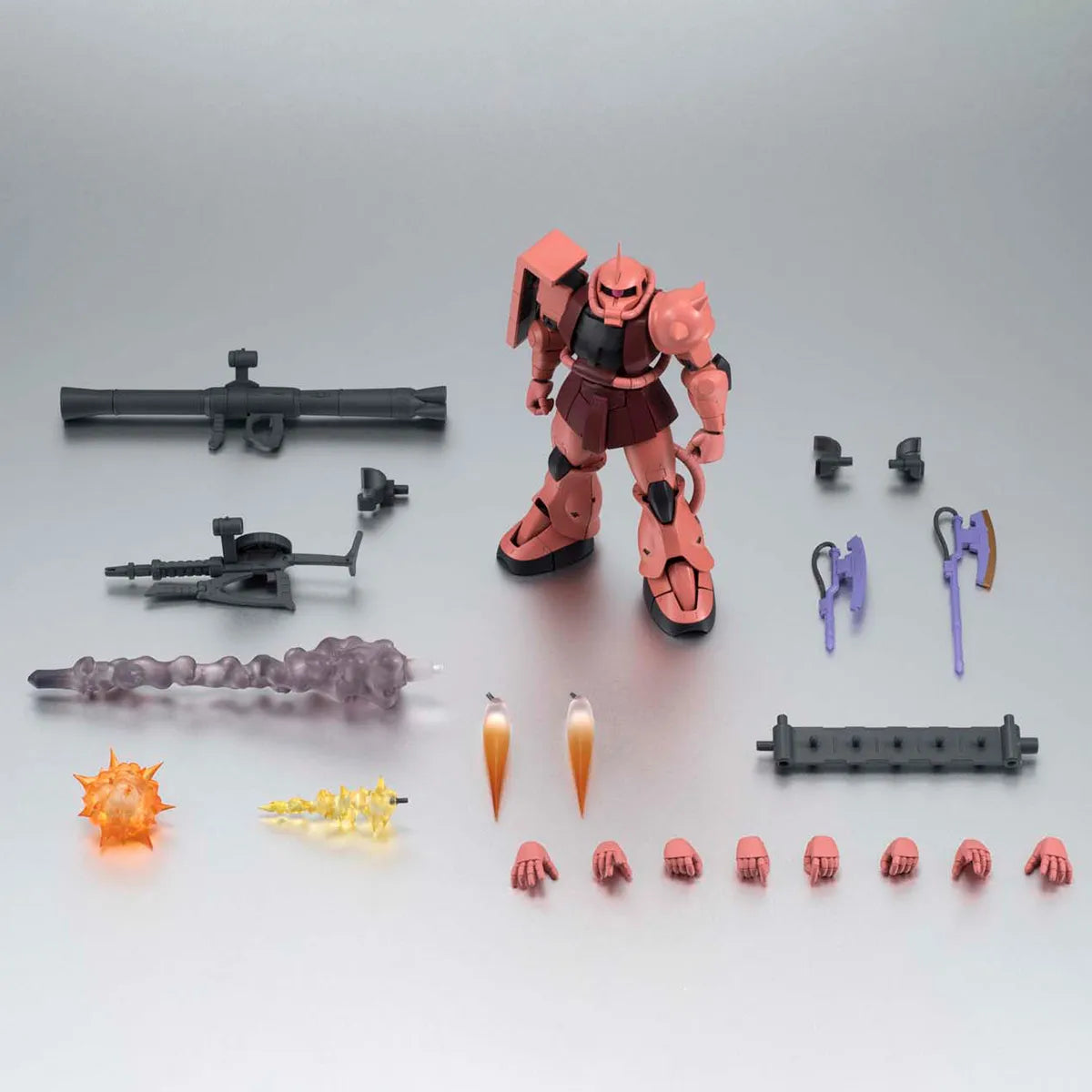 Bandai Spirits The Robot Spirits <Side MS> MS-06S Zaku II Char's Custom Model Ver. A.N.I.M.E. "Mobile Suit Gundam"