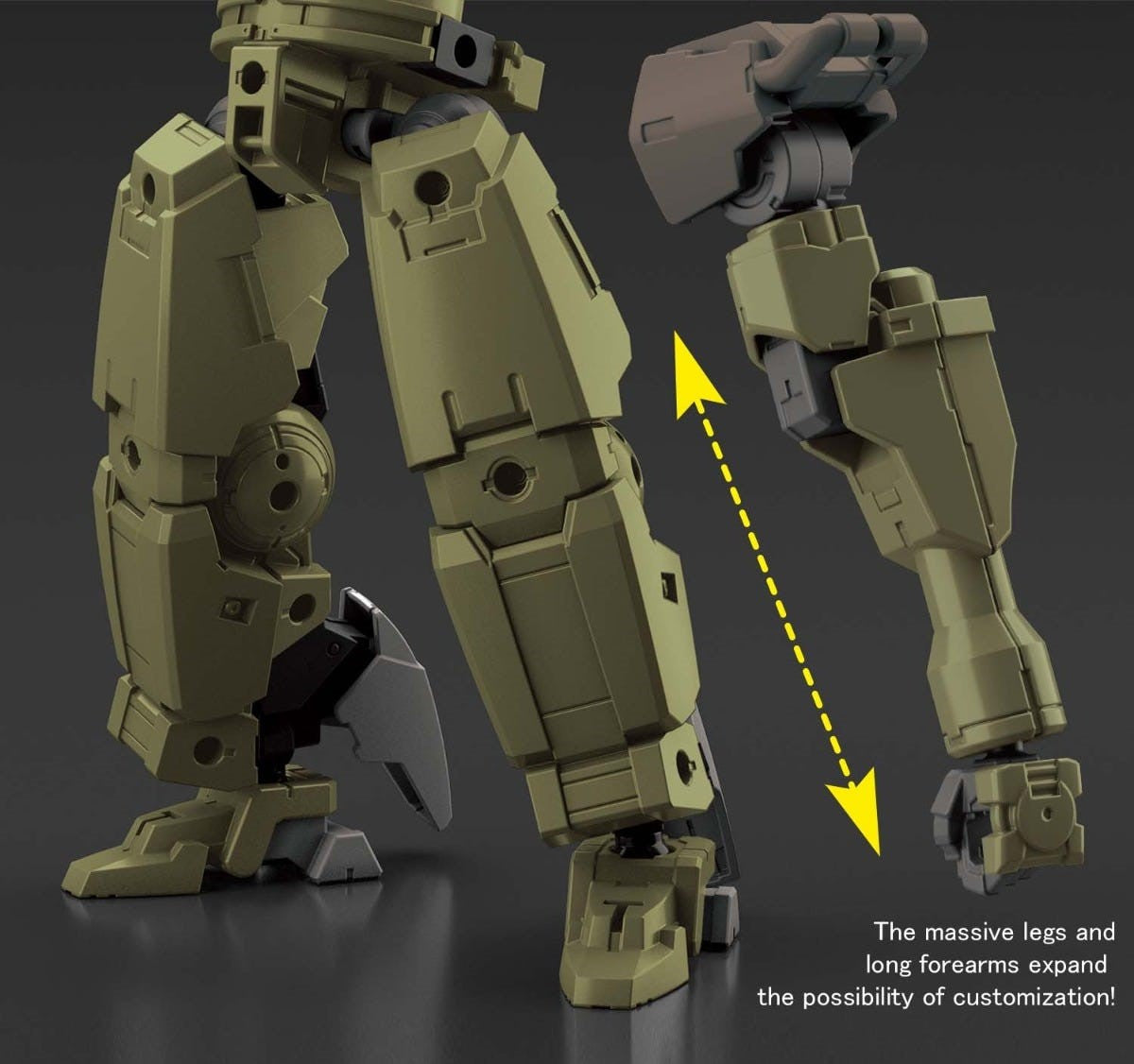 BANDAI Hobby 30MM 1/144 bEXM-14T CIELNOVA [GREEN]