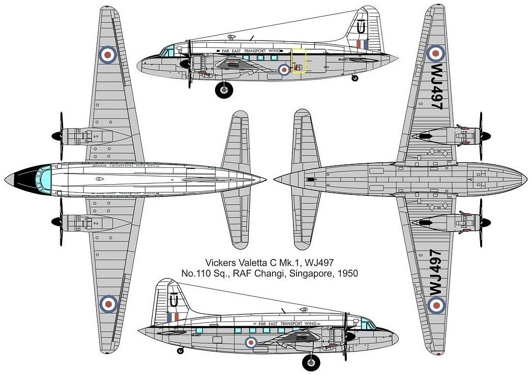 Valom 1/72 Vickers Valetta C.1 (Operation Musketeer)