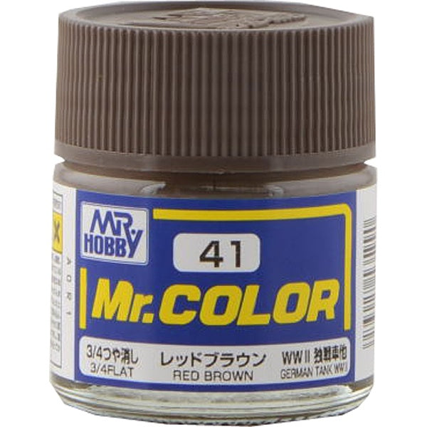 Mr Hobby Mr. Color 41 - Red Brown (Flat/Tank)