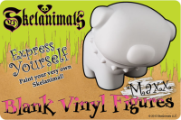 Toynami Skelanimals Blank Vinyl Figure - Maxx (Bulldog)