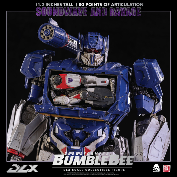 Three Zero Transformers: Bumblebee - DLX Soundwave and Ravage