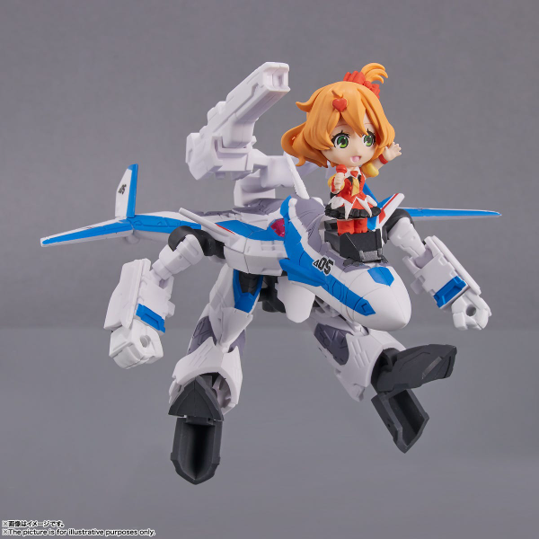 BANDAI Spirits VF-31J Siegfried (Hayate Immelmann use) with Freyja Wion(4573102641526)(4573102641526)