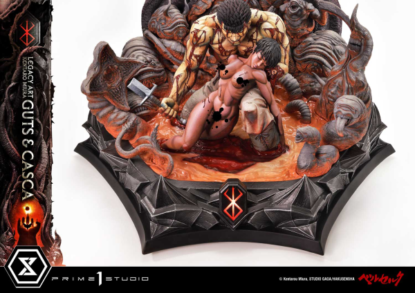 Prime 1 Studio Legacy Art "Kentaro Miura"  Berserk  Guts & Casca  Bonus Version | 4580708049854