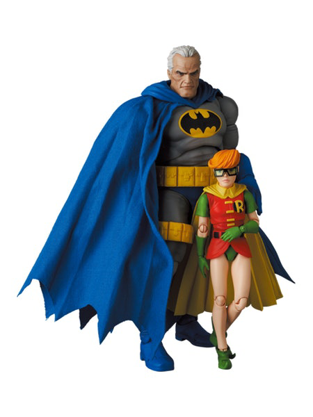 Medicom Toy MAFEX BATMAN BLUE Ver. & ROBIN (The Dark Knight Returns)(4530956471396)(4530956471396)