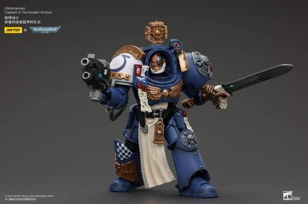 Joy Toy Ultramarines Captain In Terminator Armour(6973130374980)(6973130374980)