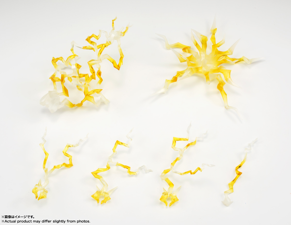 BANDAI Tamashii Thunder Yellow Ver. For S.H.Figuarts , Tamashi Nations Tamashii Effect