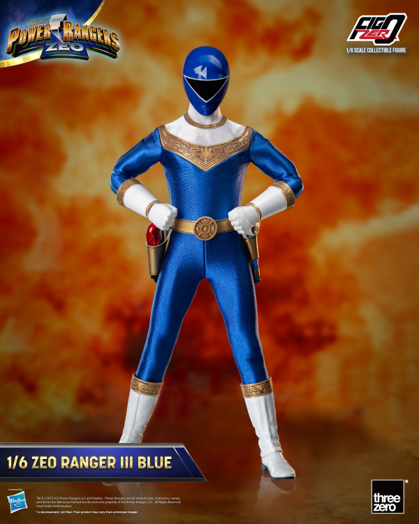 Three Zero Power Rangers Zeo - FigZero 1/6 Zeo Ranger III Blue