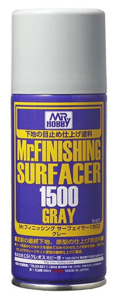 Mr Hobby Mr Finishing Surfacer Spray 1500 Gray