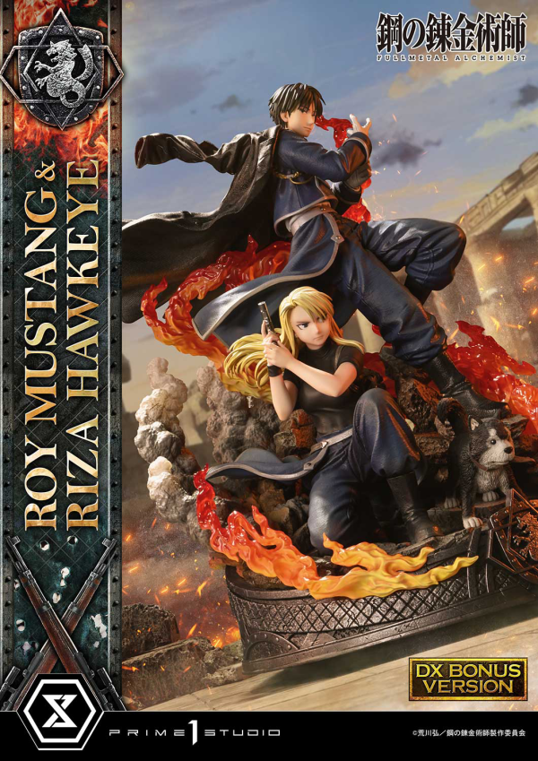 Prime 1 Studio Concept Masterline Fullmetal Alchemist Roy Mustang & Riza Hawkeye DX Bonus Version | 4580708049595