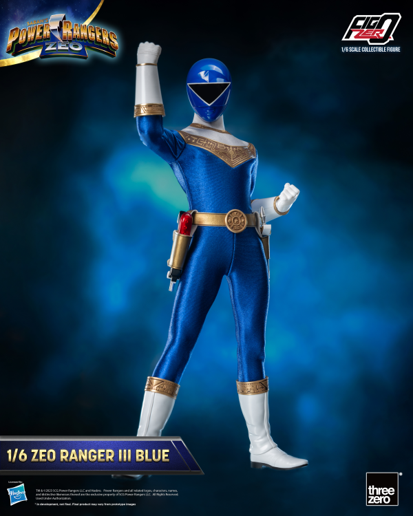 Three Zero Power Rangers Zeo - FigZero 1/6 Zeo Ranger III Blue