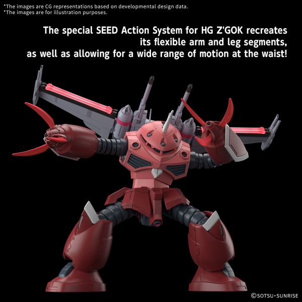 BANDAI HOBBY HG 1/144 Z’GOK(SEED FREEDOM Ver.)