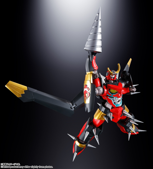 BANDAI Spirits GX-107 Gurren Lagann & Giga Drill Set "Tengen Toppa Gurren Lagann", TAMASHII NATIONS Soul of Chogokin(4573102657572)(4573102657572)