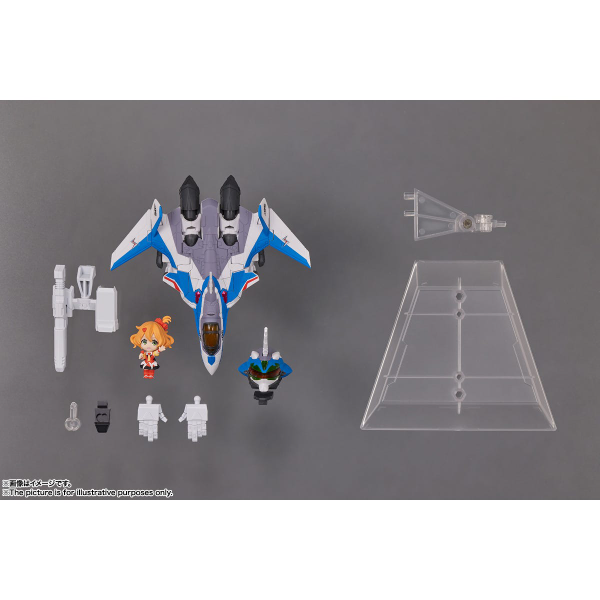 BANDAI Spirits VF-31J Siegfried (Hayate Immelmann use) with Freyja Wion(4573102641526)(4573102641526)