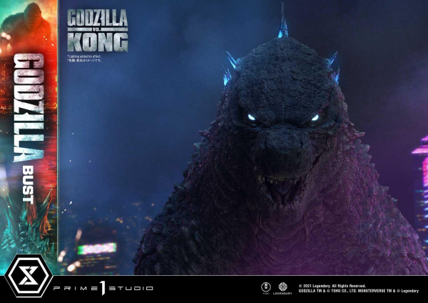 Prime 1 Studio Life Size Bust Godzilla vs Kong (Film) Godzilla Bonus Version | 4580708030975