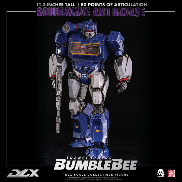 Three Zero Transformers: Bumblebee - DLX Soundwave and Ravage