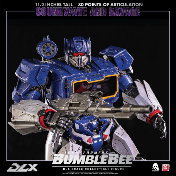 Three Zero Transformers: Bumblebee - DLX Soundwave and Ravage