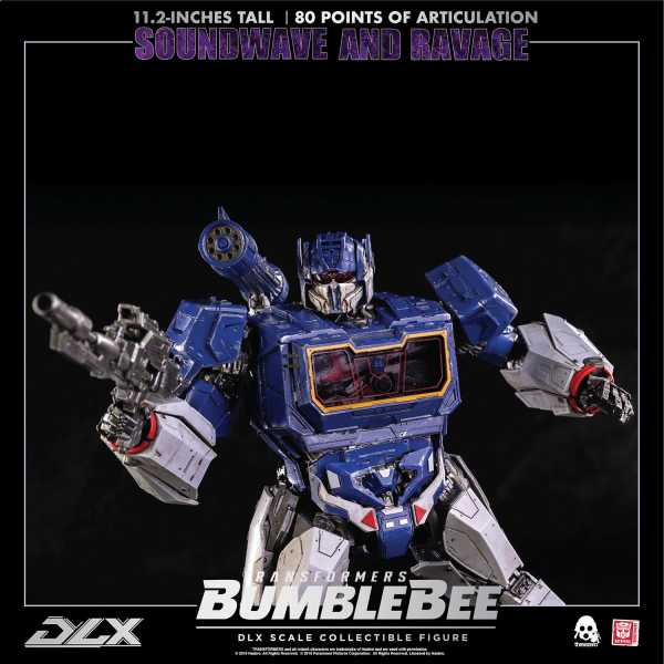 Three Zero Transformers: Bumblebee - DLX Soundwave and Ravage