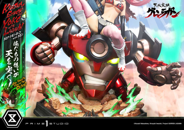 Prime 1 Studio Ultimate Premium Masterline Tengen Toppa Gurren Lagann Kamina, Simon & Yoko with Lagann "Our Hearts Pierce the Skies" Deluxe Version | 4580708049557