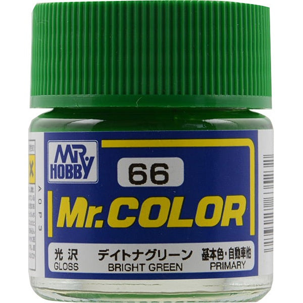 Mr Hobby Mr. Color 66 - Bright Green (Gloss/Primary Car)