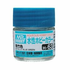 Mr Hobby AQUEOUS HOBBY COLOR - H63 METALLIC GLOSS METALLIC BLUE GREEN (IJA/IJN AIRCRAFT)