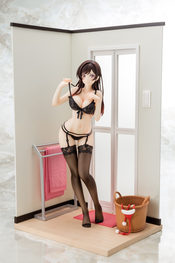 Hakoiri-musume 1/6 scaled pre-painted figure Rent-A-Girlfriend MIZUHARA Chizuru in see-through lingerie figure | 4570000500122