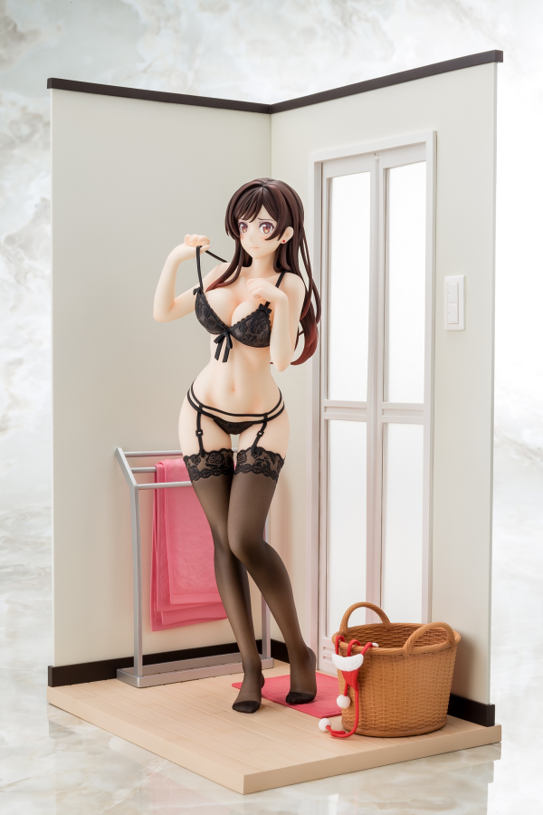 Hakoiri-musume 1/6 scaled pre-painted figure Rent-A-Girlfriend MIZUHARA Chizuru in see-through lingerie figure | 4570000500122