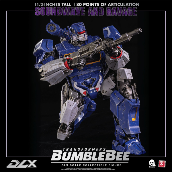 Three Zero Transformers: Bumblebee - DLX Soundwave and Ravage