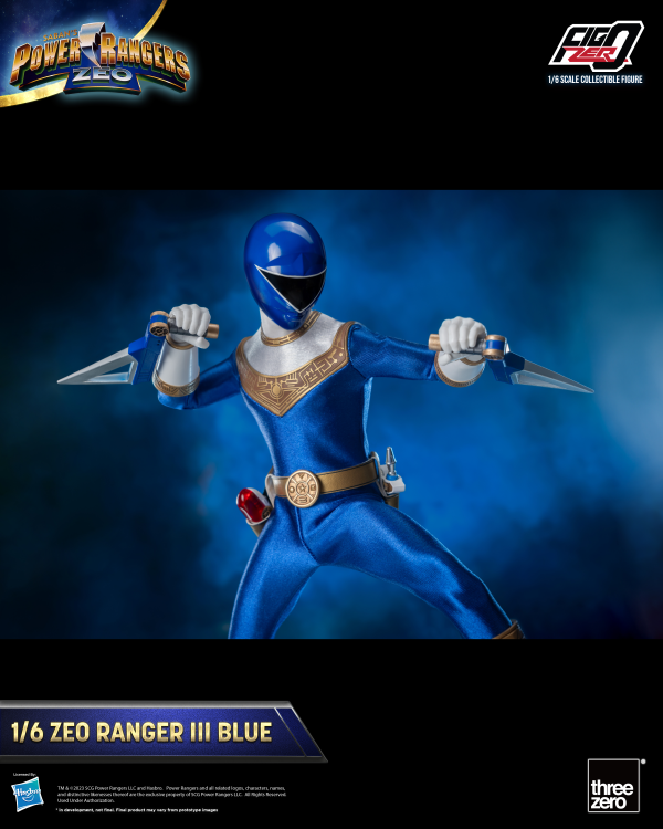 Three Zero Power Rangers Zeo - FigZero 1/6 Zeo Ranger III Blue