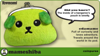 Toynami Mameshiba Coin Purse - Edamame