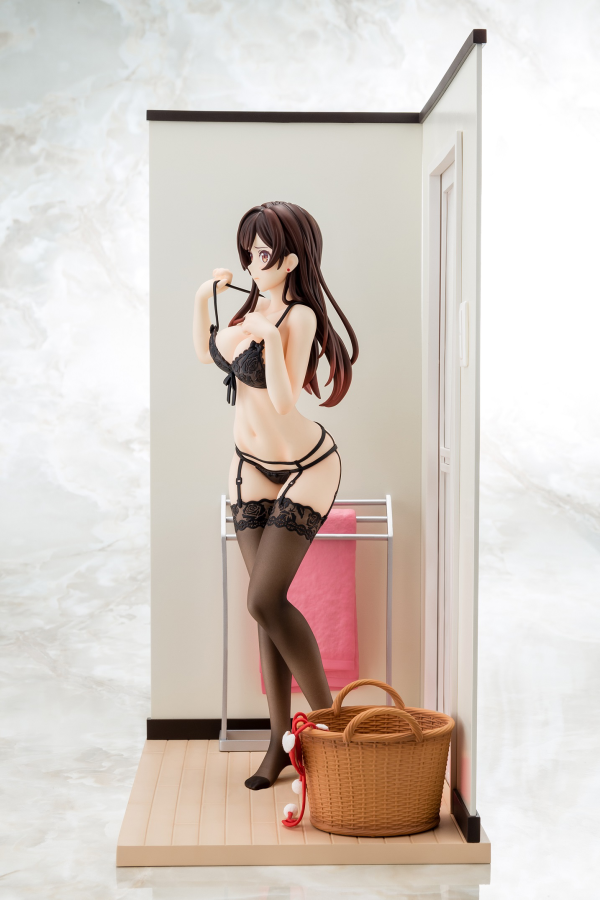 Hakoiri-musume 1/6 scaled pre-painted figure Rent-A-Girlfriend MIZUHARA Chizuru in see-through lingerie figure | 4570000500122