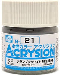 Mr Hobby Acrysion N21 - Off White (Gloss/Primary)